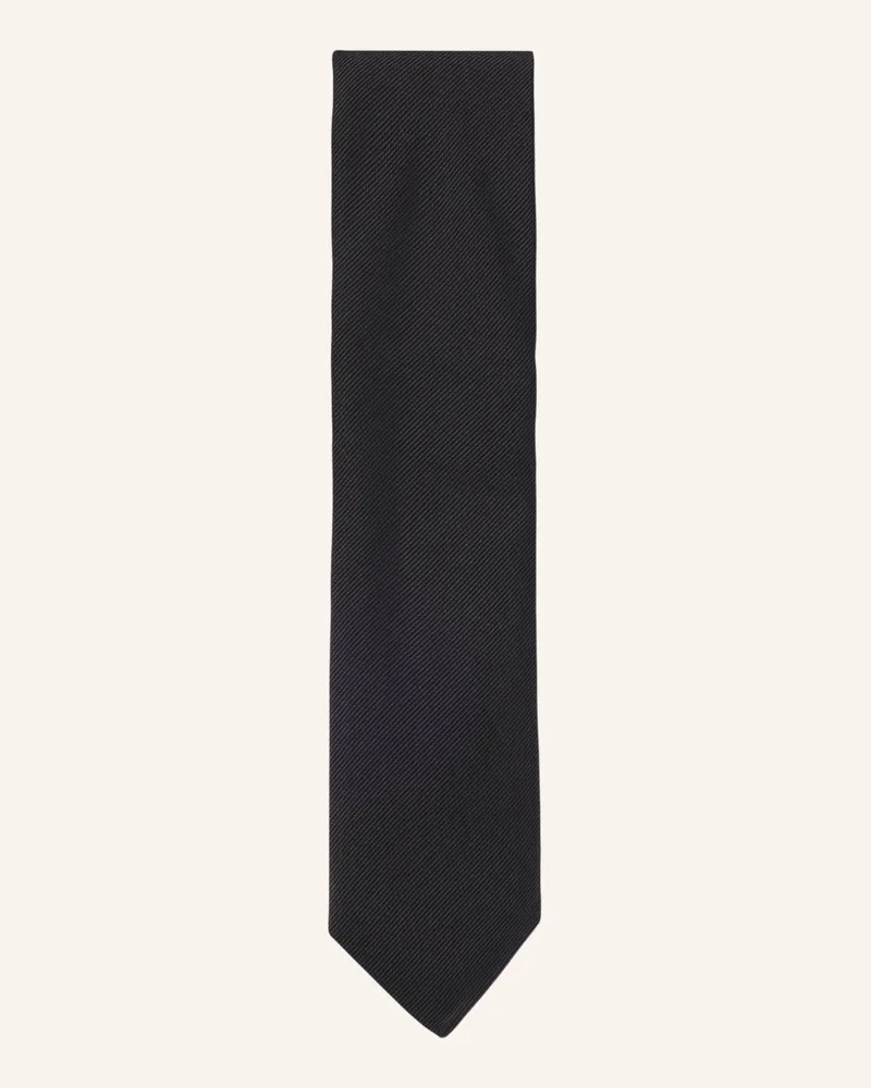 HUGO BOSS Krawatte H-Tie 6 Cm schwarz Schwarz