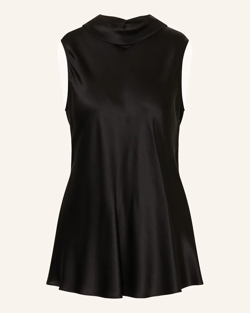 Antonelli Firenze Blusentop VIN BRULE aus Seide Schwarz