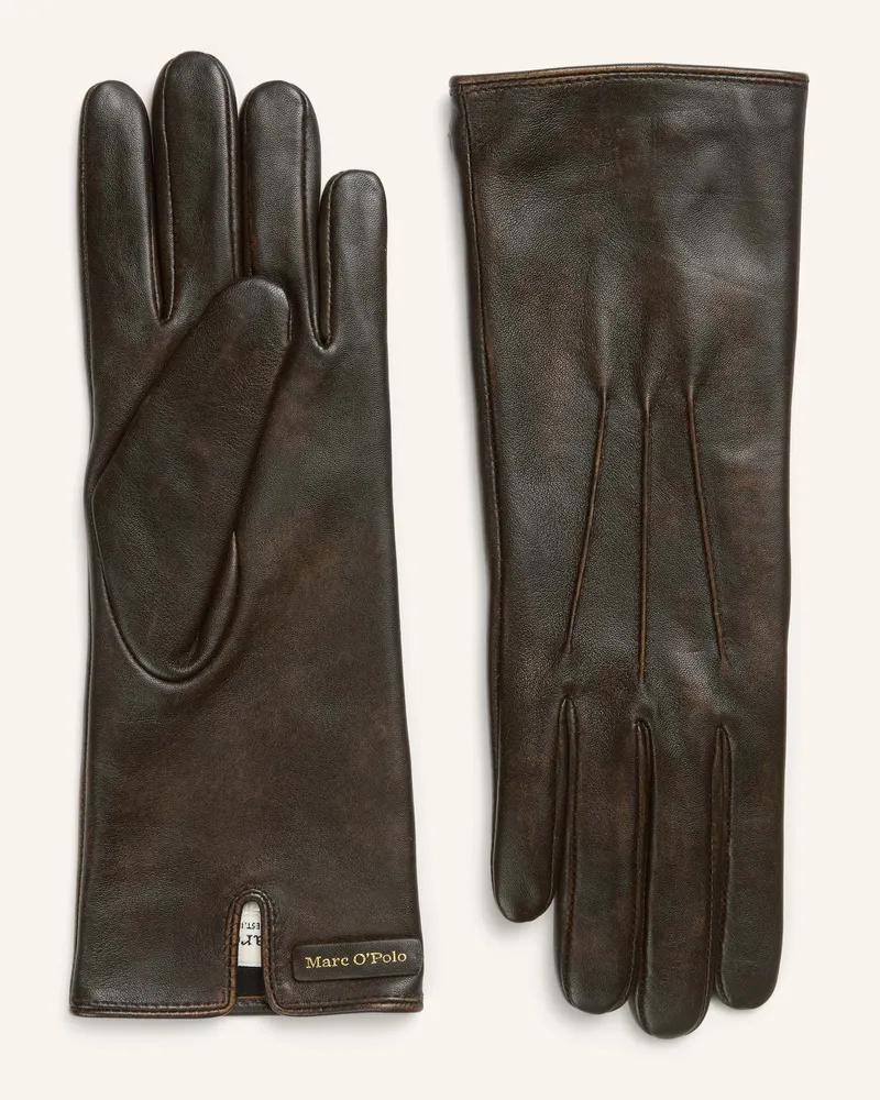 Marc O'Polo Handschuhe Dunkelbraun