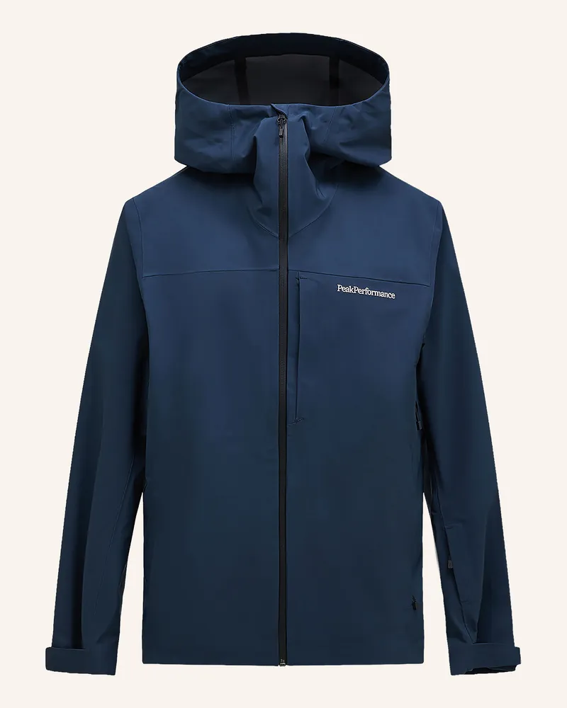 Peak Performance Hardshell-Skijacke Maroon Hipe® blau Dunkelblau