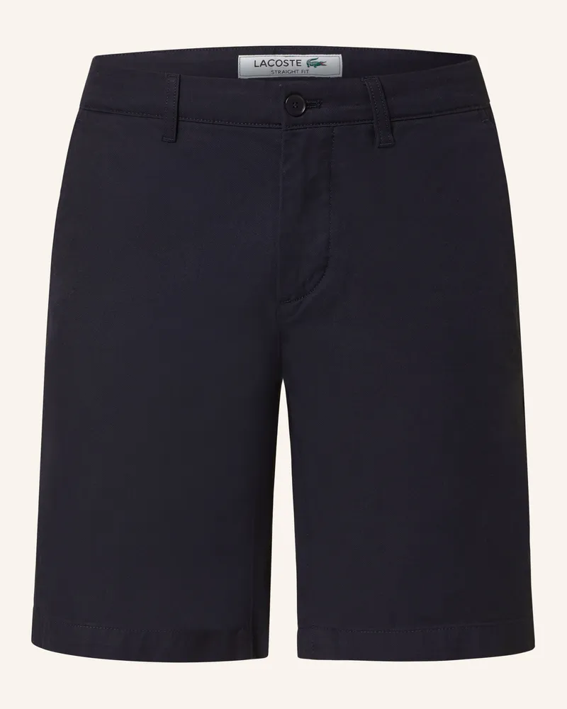 Lacoste Shorts Straight Fit blau Dunkelblau