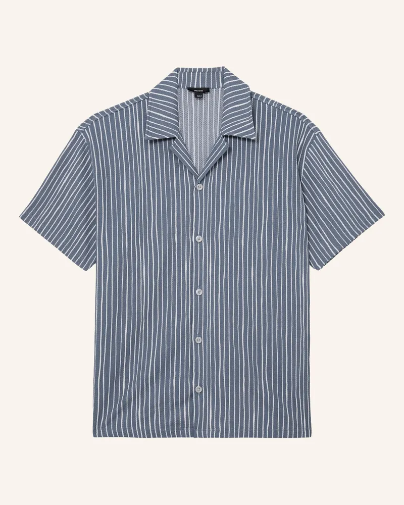 Reiss Resorthemd Max Regular Fit blau Blaugrau