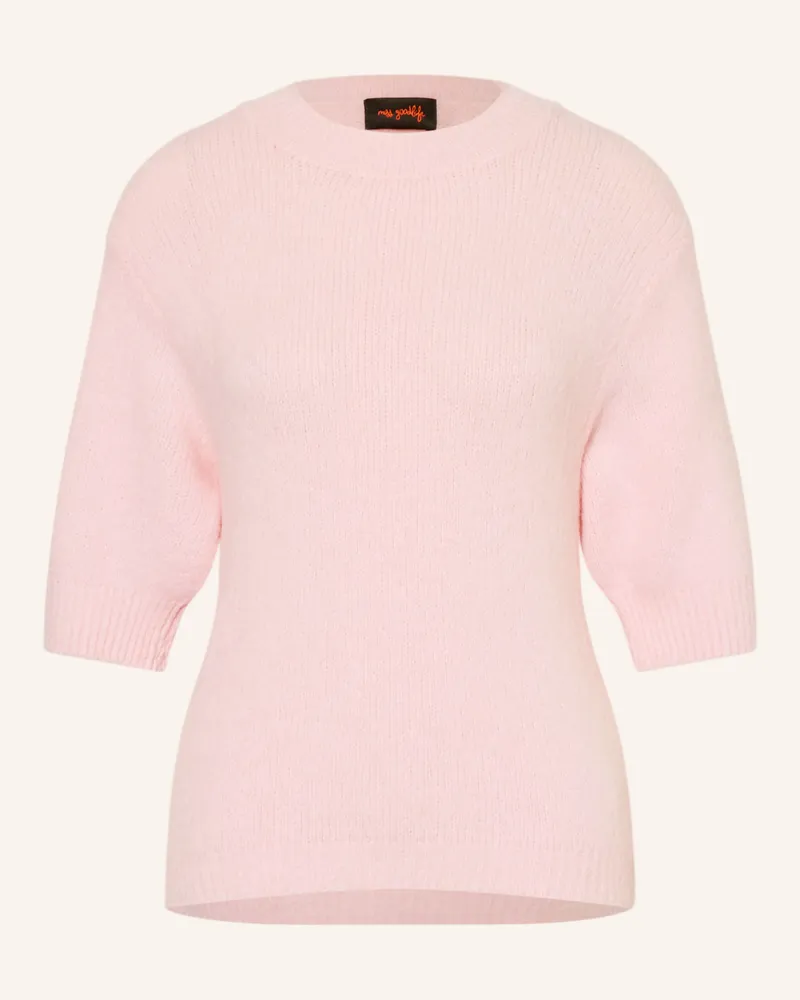 Miss Goodlife Strickshirt mit Alpaka Rosa