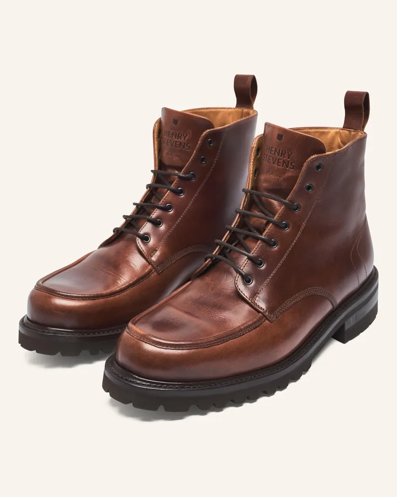 Henry Stevens Schnürboots HARRY NB5 Braun