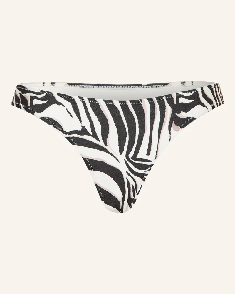 Mrs & HUGS High-Waist-Bikini-Hose schwarz Schwarz