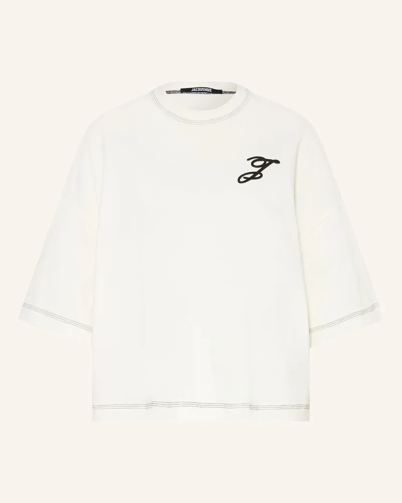 Jacquemus T-Shirt Letro weiss Weiss