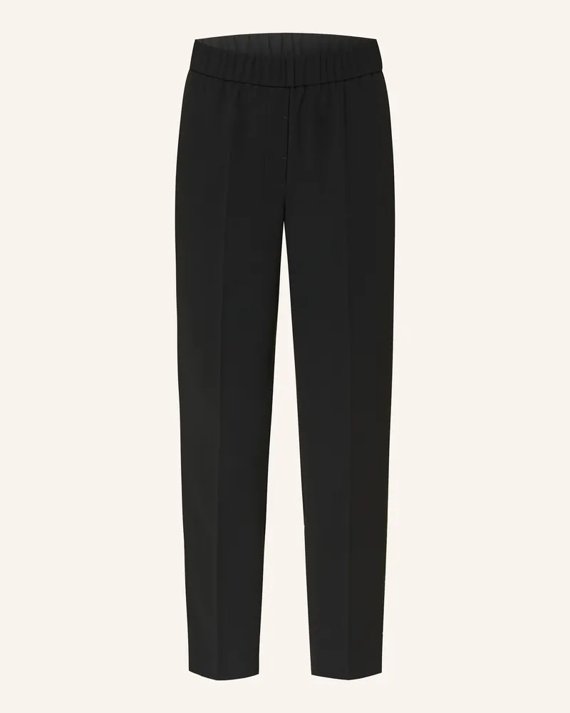 Peserico Hose im Jogging-Stil mit Schmucksteinen Schwarz