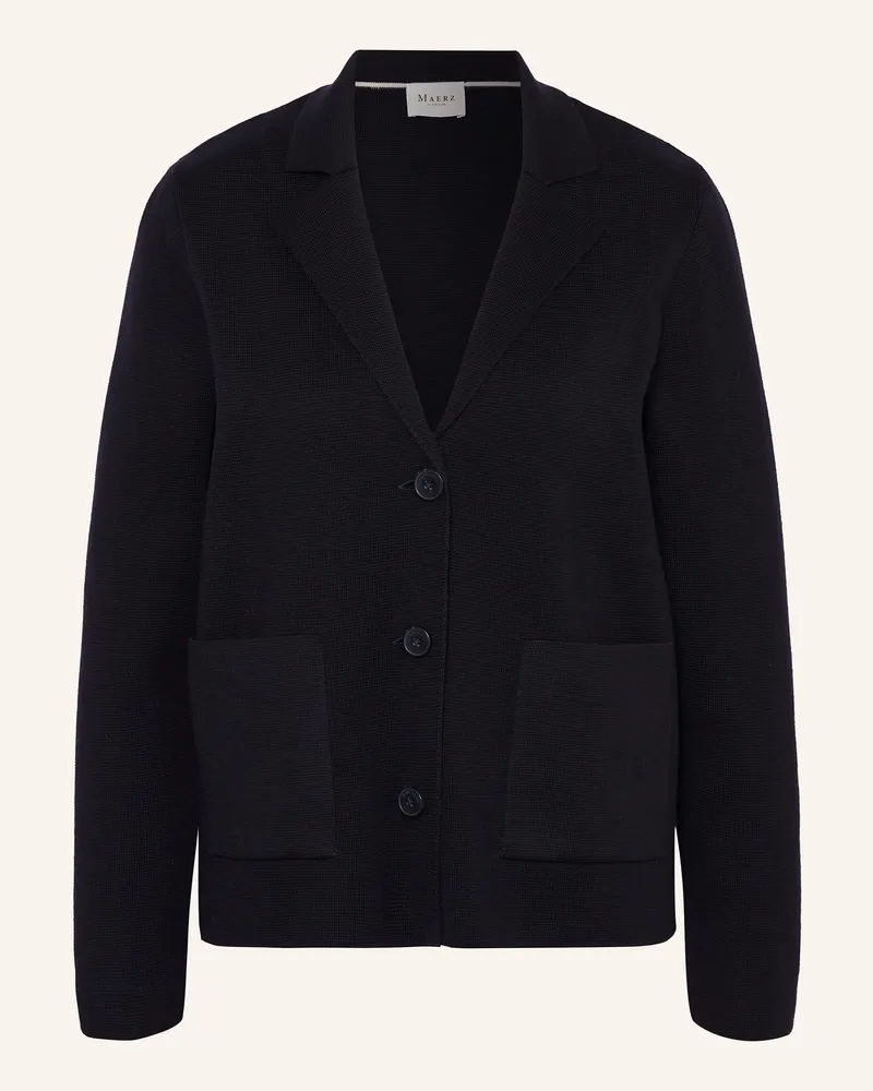 Maerz Strickblazer Dunkelblau
