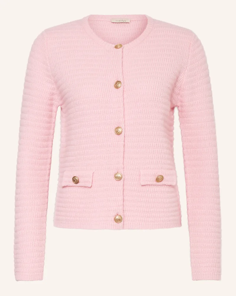 lilienfels Strickjacke mit Cashmere Rosa