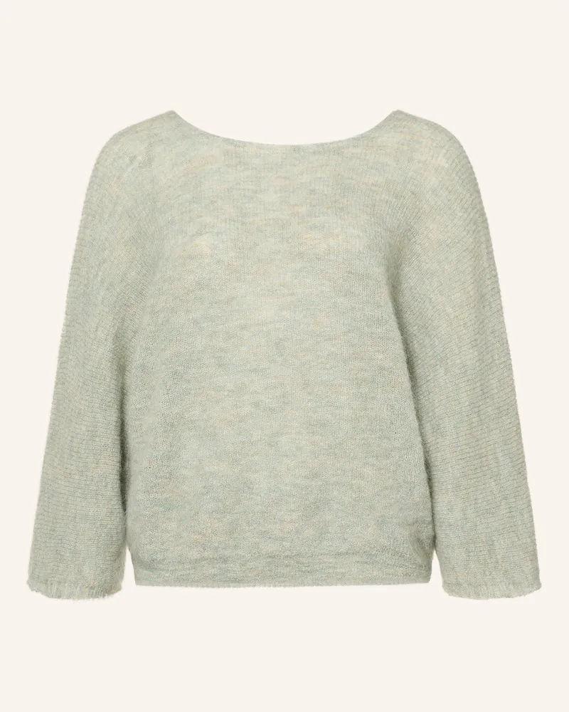 ba&sh Pullover Isaac Mit Mohair Und Schmucksteinen gruen Hellgrün