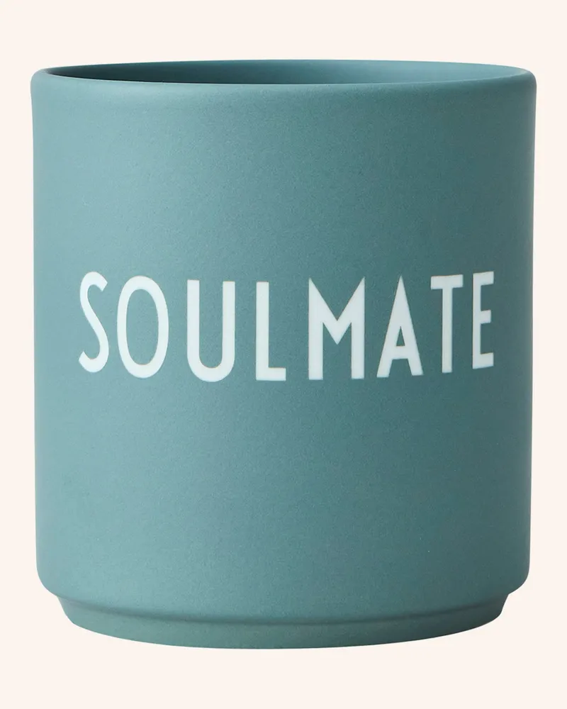 DESIGN LETTERS Becher Soulmate blau Grün