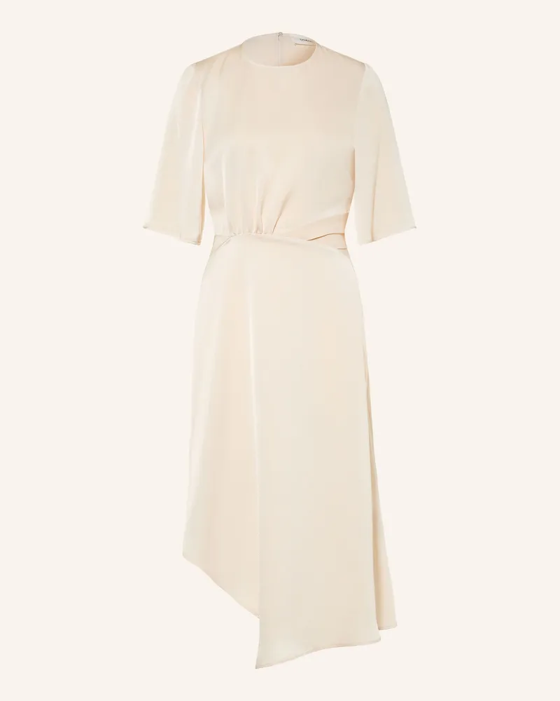 ba&sh Satinkleid Wila Mit 3/4-Arm beige Creme