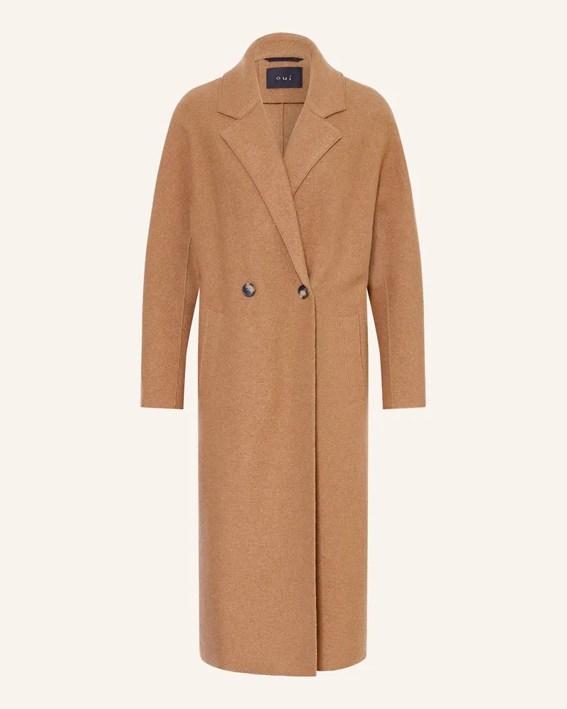 Oui  Wollmantel Camel