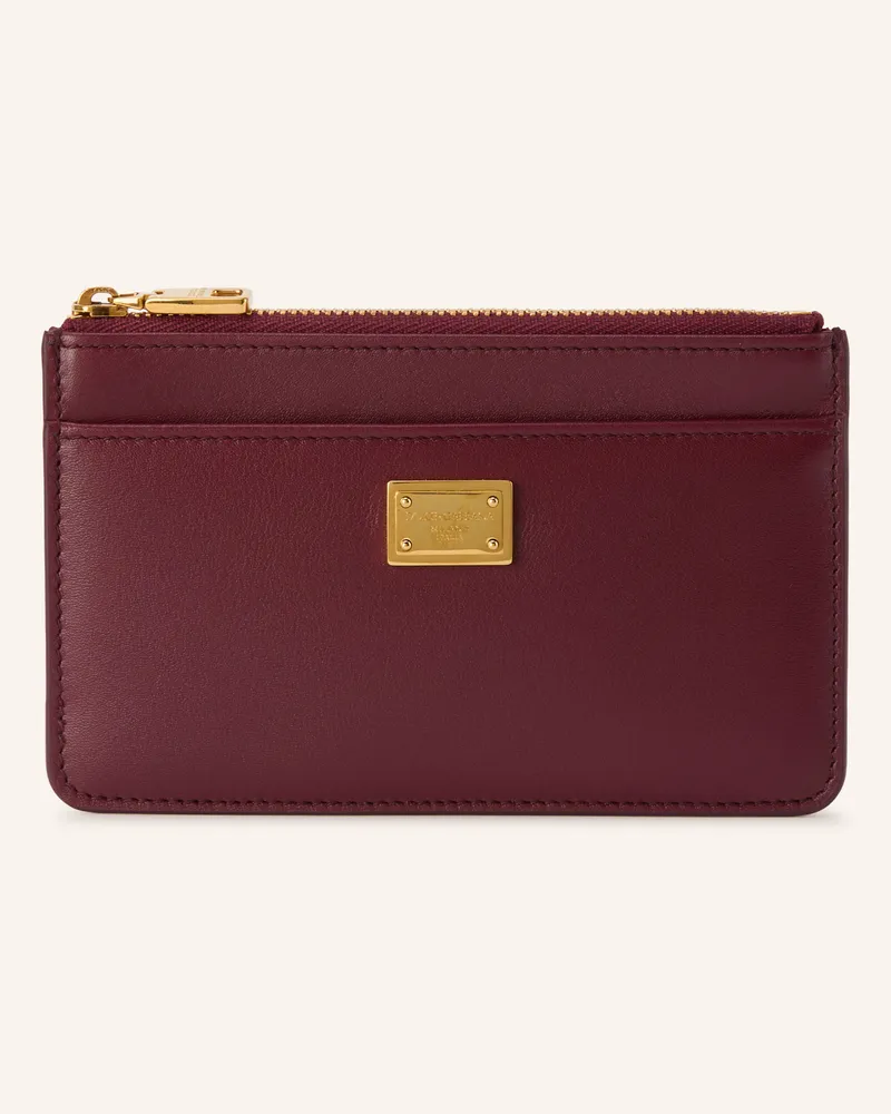 Dolce & Gabbana Kartenetui rot Dunkelrot