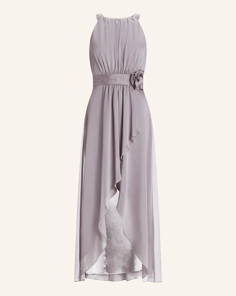Swing Abendkleid in Wickeloptik Helllila