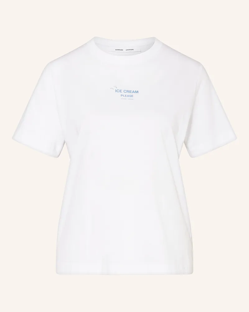 Samsøe & Samsøe T-Shirt Sacamino weiss Weiss