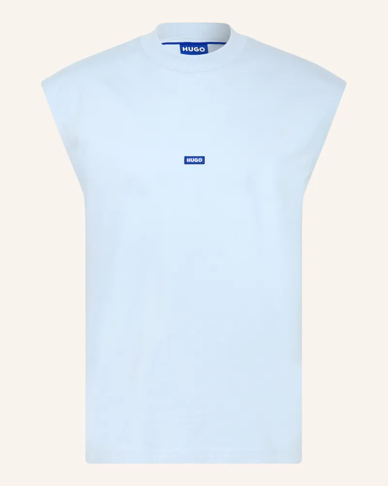 HUGO BOSS Tanktop Navertz blau Hellblau