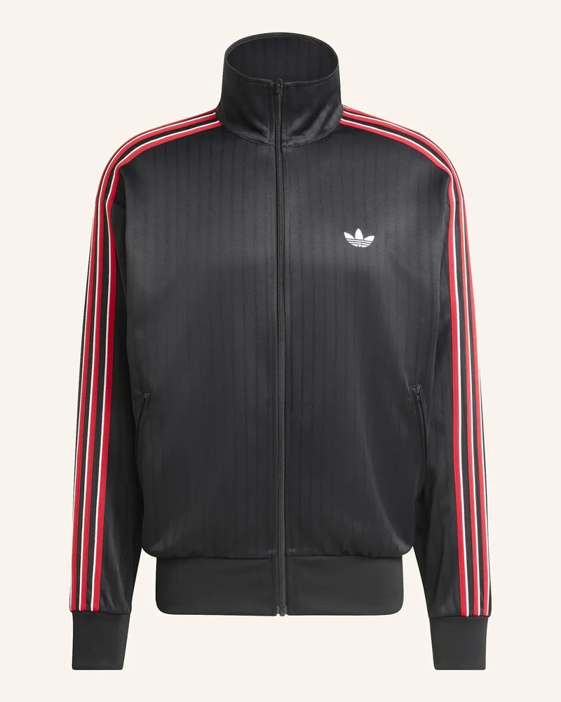 adidas FIREBIRD LOOSE PINSTRIPES TRAININGSJACKE Schwarz