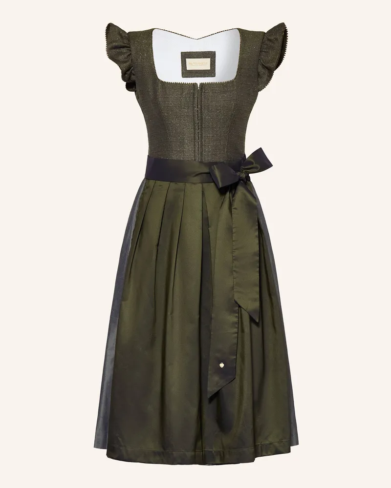 AlpenHERZ Dirndl Ida gruen Oliv