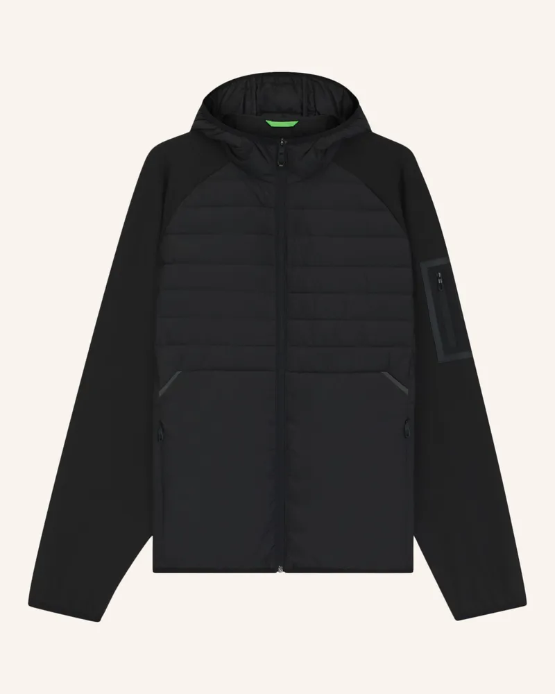 HUGO BOSS Casual Jacke J_URBANEX HYBRID HD Regular Fit Schwarz