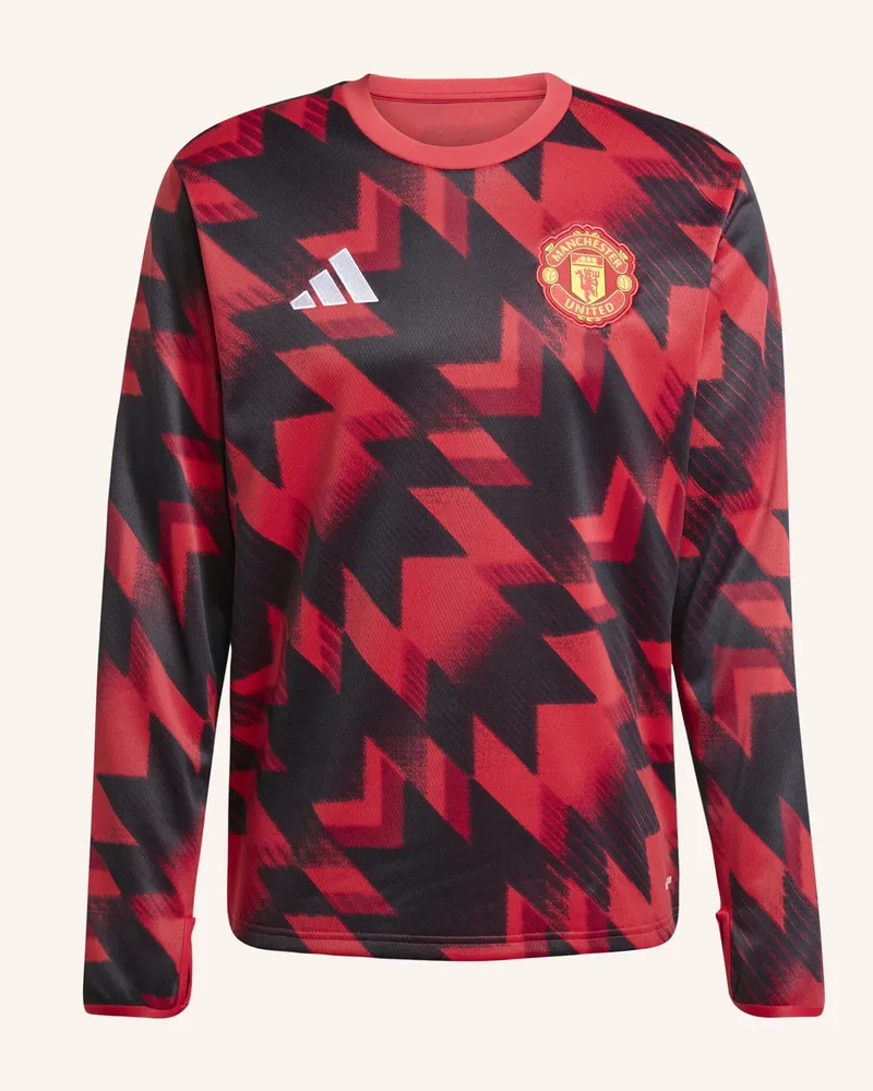 adidas MANCHESTER UNITED 25/26 PRE-MATCH WARM OBERTEIL Rot
