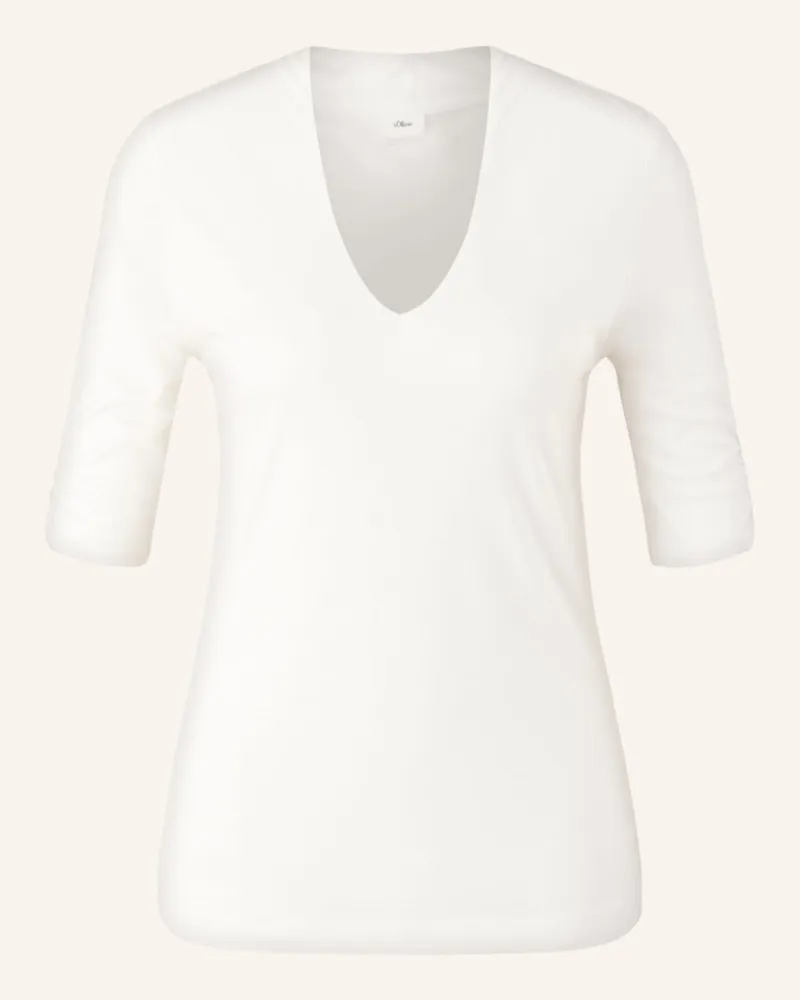 S.Oliver T-Shirt Ecru