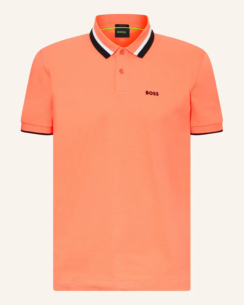 HUGO BOSS Piqué-Poloshirt PADDY Regular Fit Orange