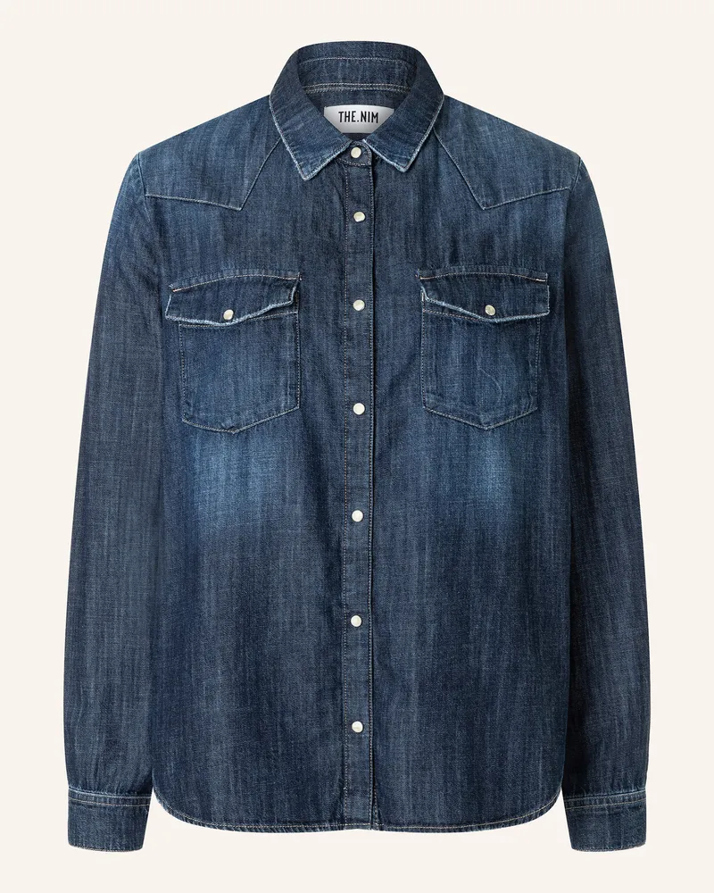 THE.NIM Hemd WOMAN REGULAR SHIRT Grau