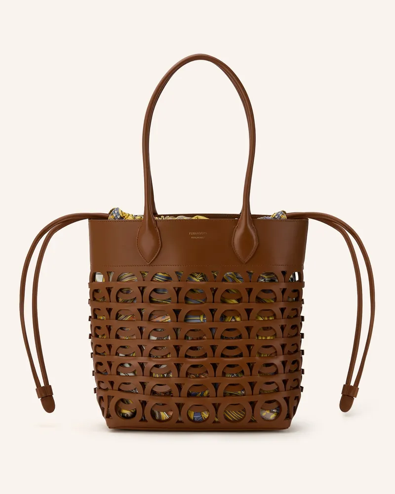 Ferragamo Shopper Braun