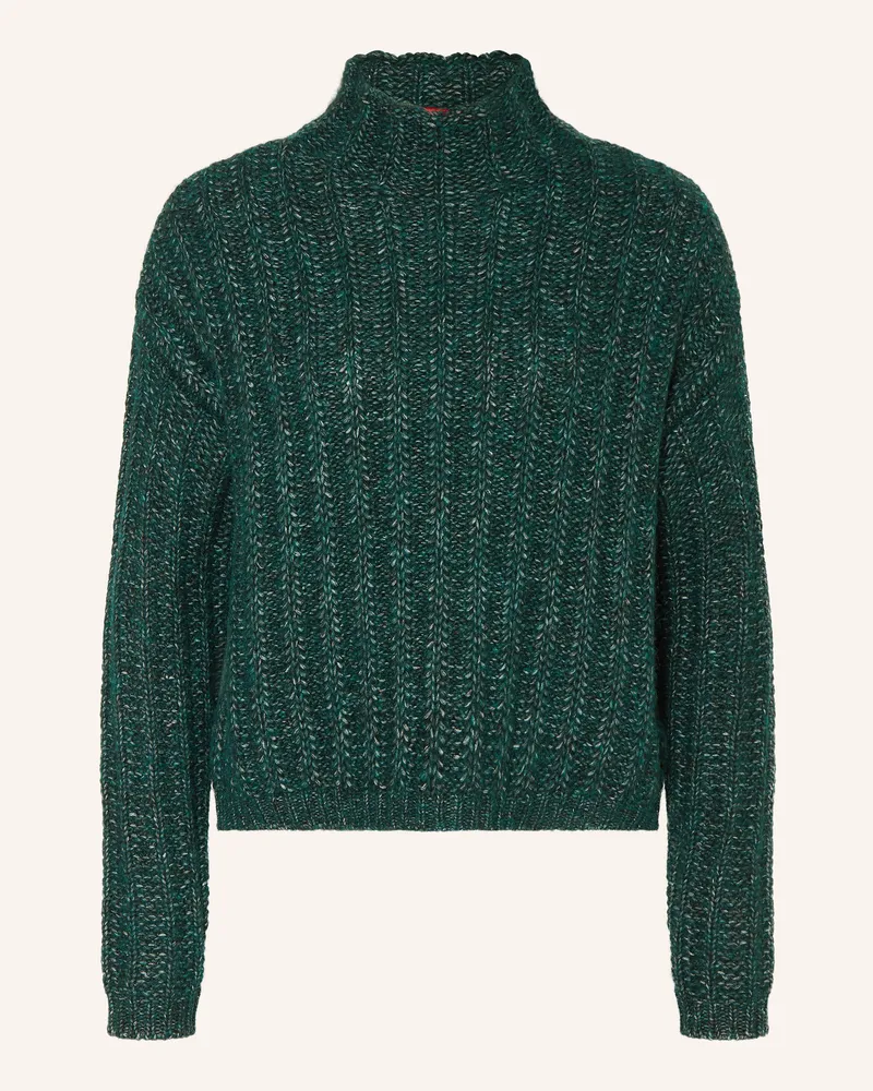 HUGO BOSS Pullover SAFINEYNY Dunkelgrün