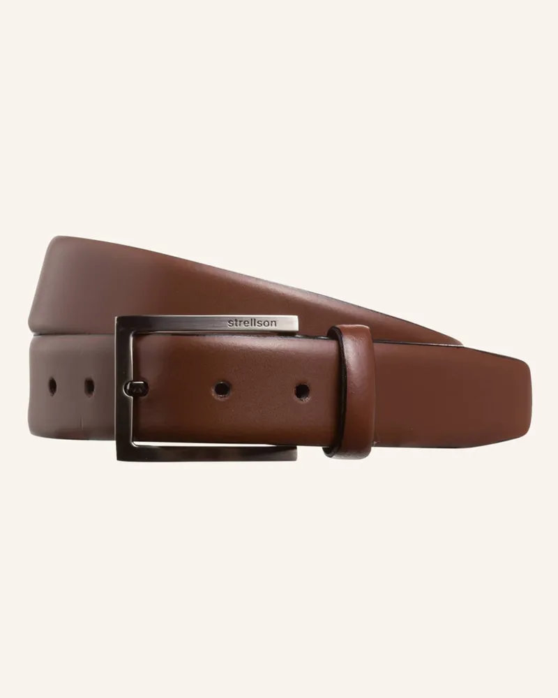 Strellson Ledergürtel Cognac