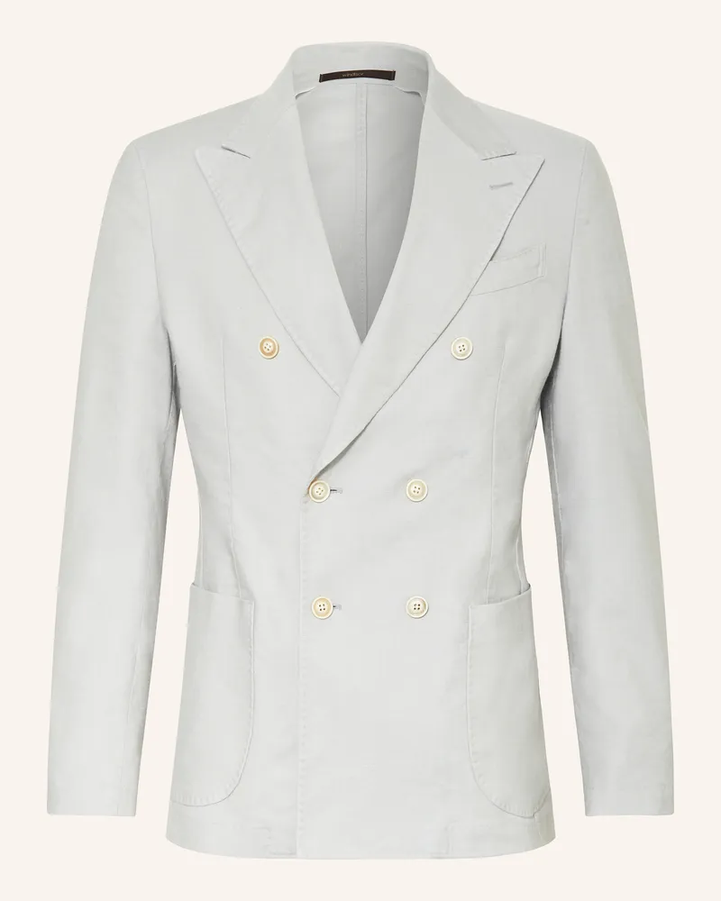 windsor. Anzugsakko SALINO Extra Slim Fit mit Leinen 050