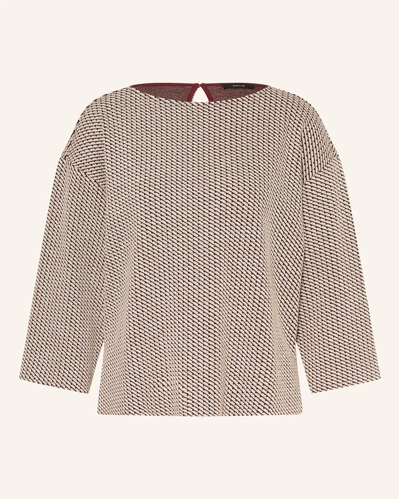 OPUS Pullover GOMAN mit 3/4-Arm Hellgrau