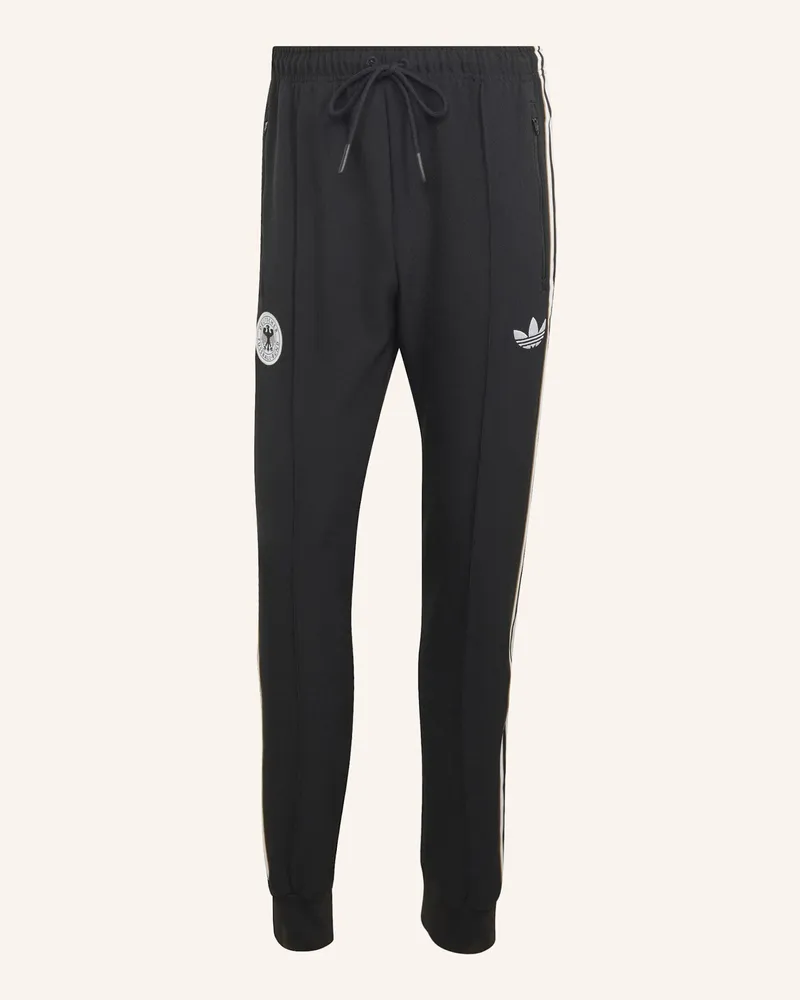 adidas Deutschland 26 Trainingshose Ausweichausrüstung schwarz Schwarz