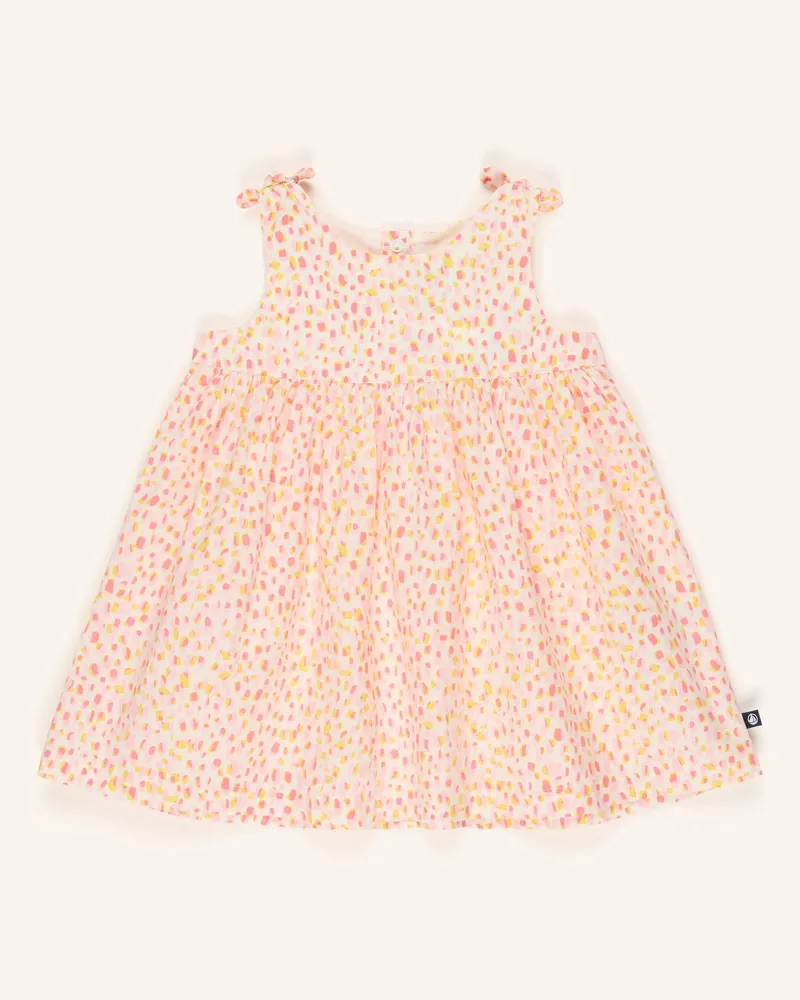 Petit Bateau Kleid rosa Weiss