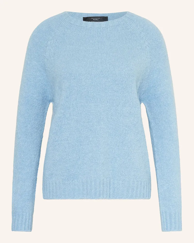 Max Mara Pullover GHIACCI mit Alpaka Hellblau