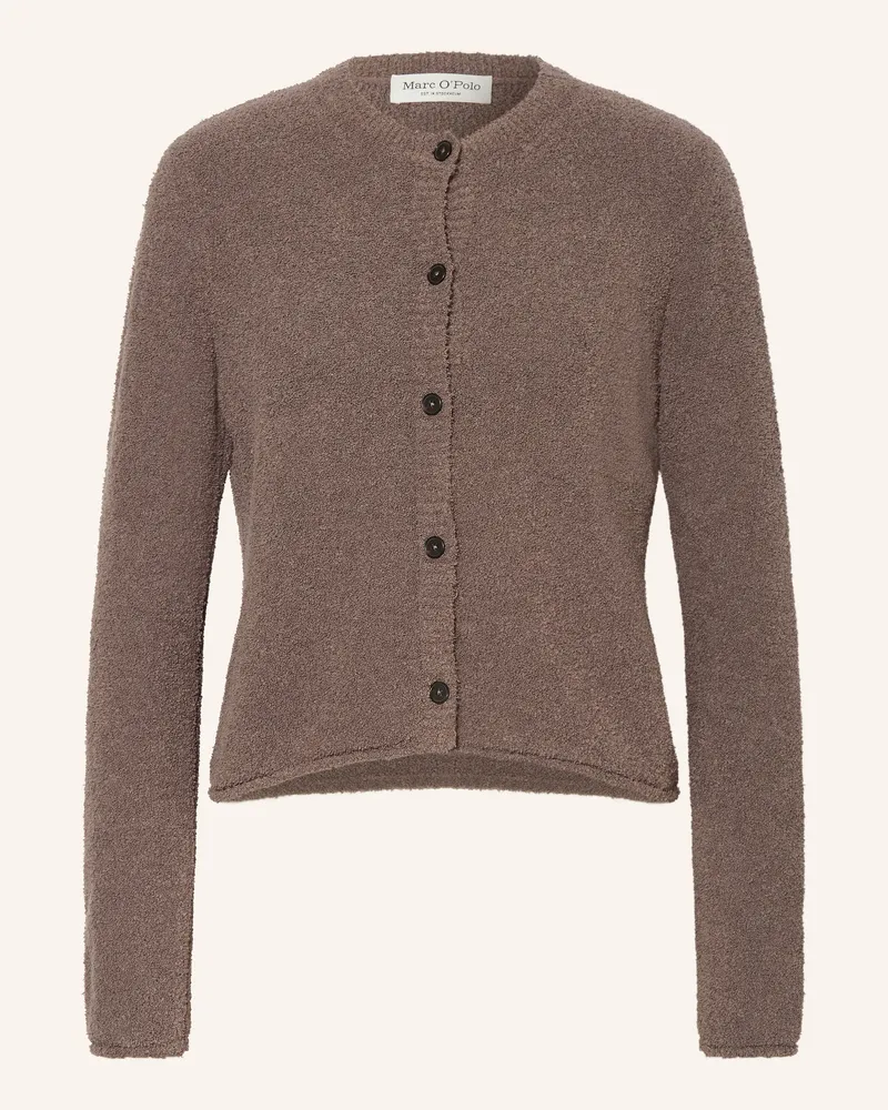 Marc O'Polo Strickjacke Dunkelbraun