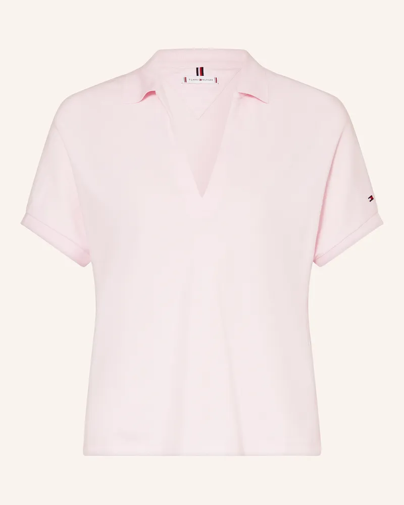 Tommy Hilfiger Piqué-Poloshirt Rosa