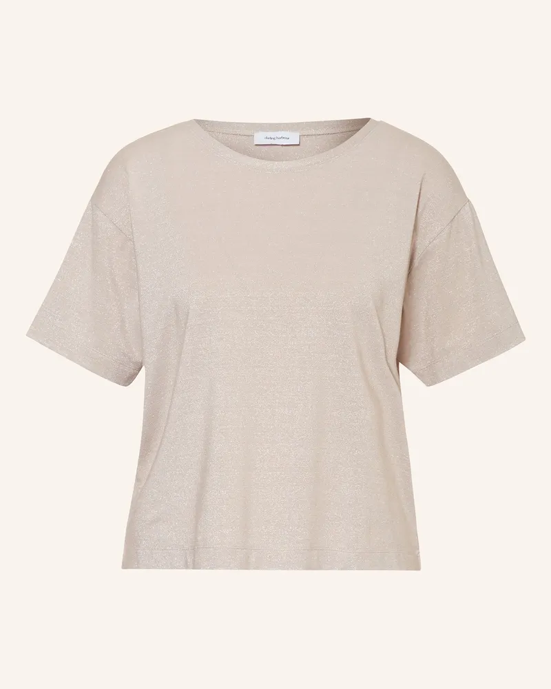 Darling Harbour T-Shirt mit Glitzergarn Champanger