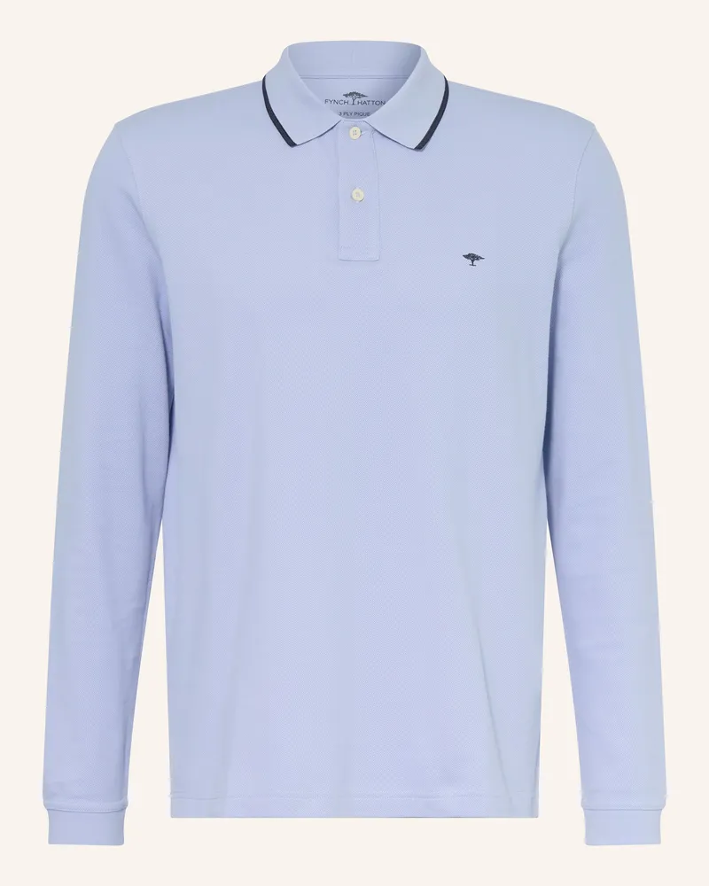 Fynch-Hatton Pique-Poloshirt Hellblau