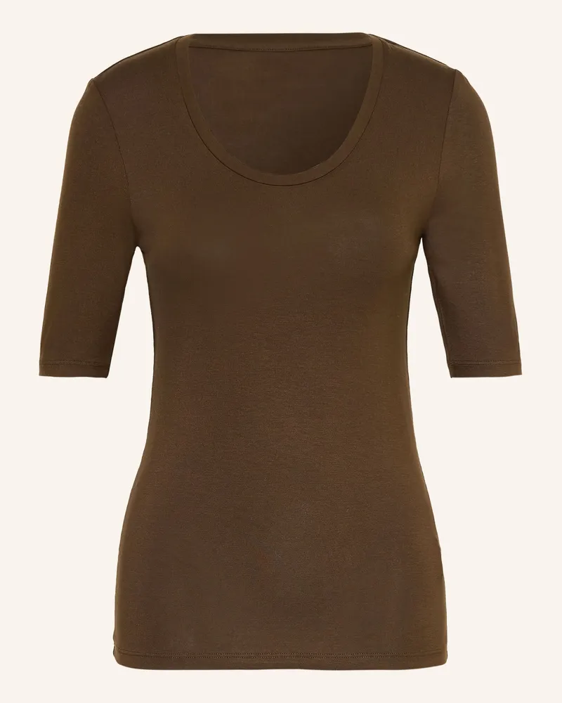 Majestic T-Shirt braun Braun