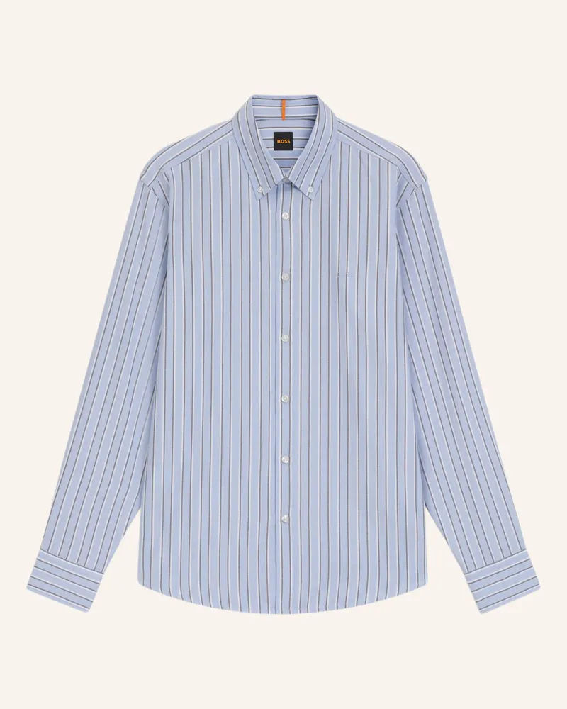 HUGO BOSS Casual Hemd RICOPLUS_M Regular Fit Blau