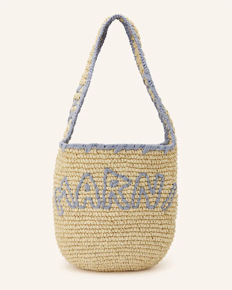 Marni Strandtasche Creme