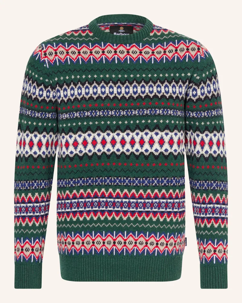 Barbour Pullover Case gruen Dunkelgrün