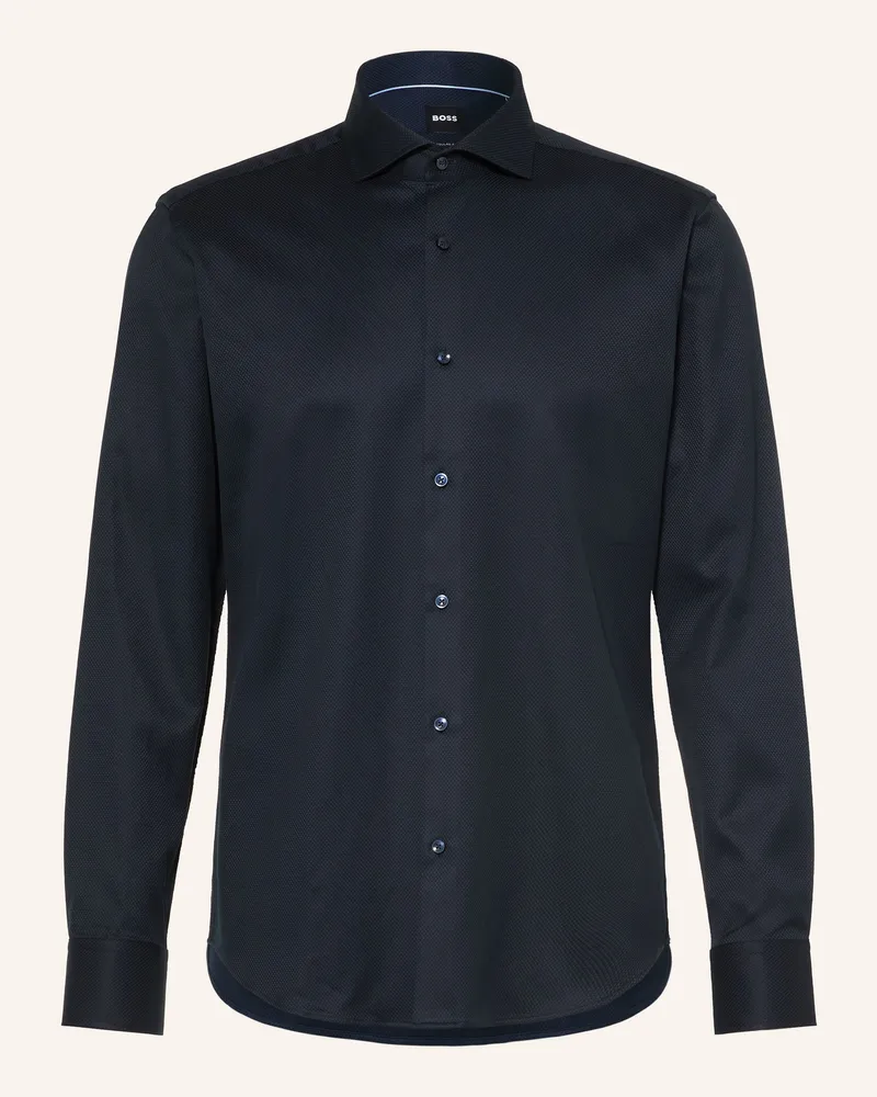 HUGO BOSS Hemd Joe Regular Fit blau Dunkelblau