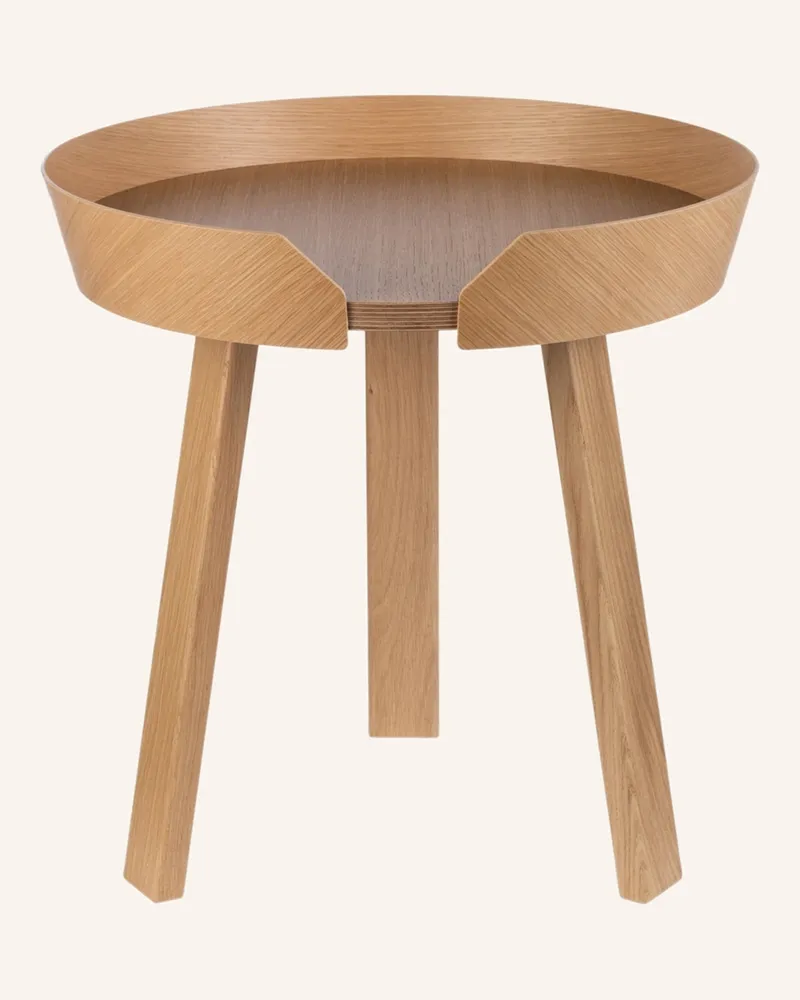 Muuto Beistelltisch Around Small braun Hellbraun