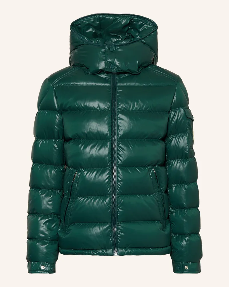 Moncler Daunenjacke MONCLER MAYA mit abnehmbarer Kapuze Grün