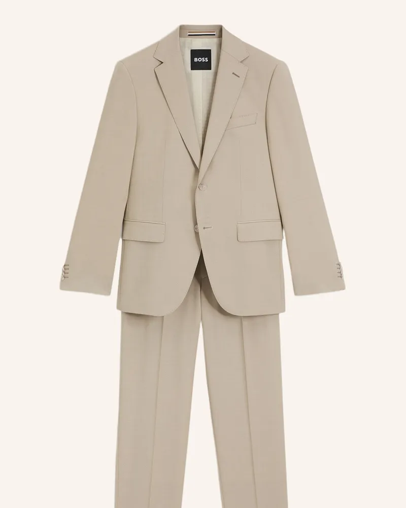HUGO BOSS Business Anzug H-JECKSON-2PCS-253 Regular Fit Weiss
