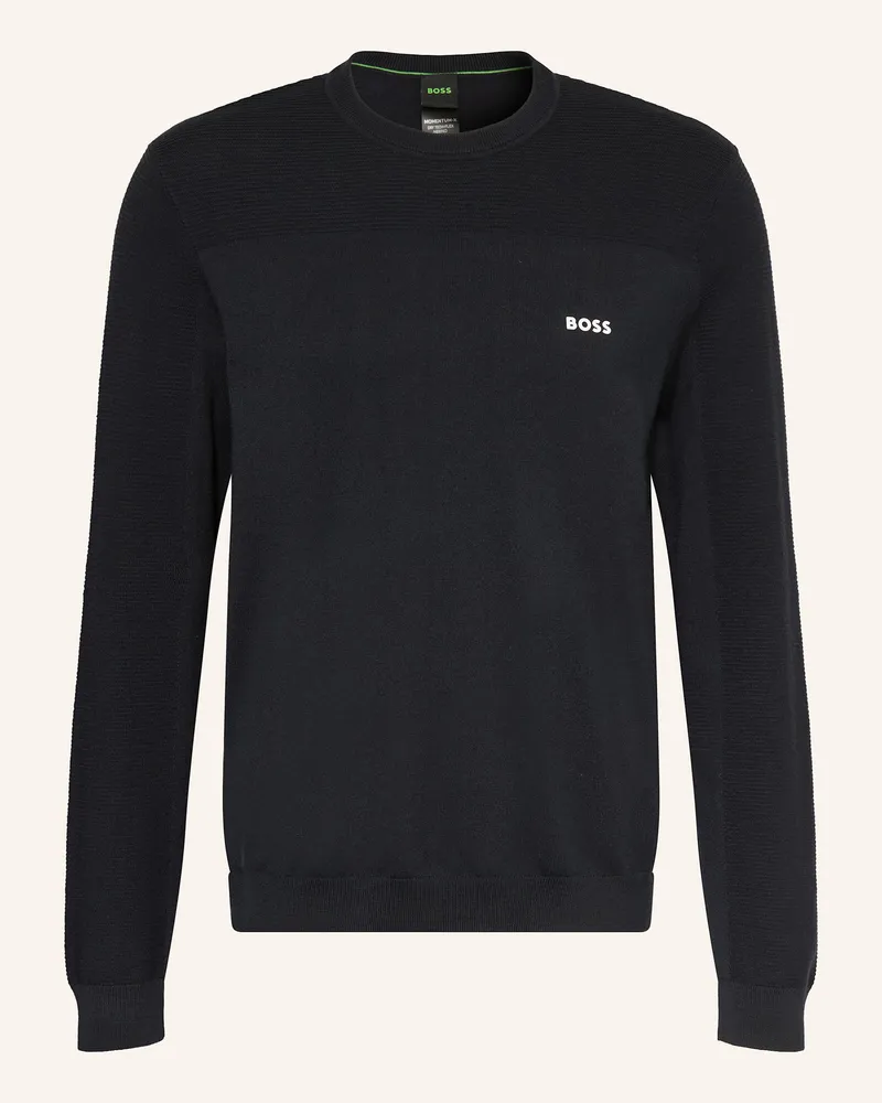 HUGO BOSS Pullover Momentum-X blau Dunkelblau
