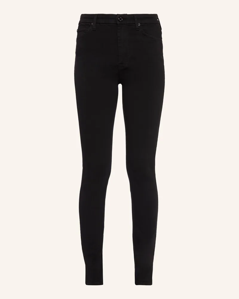 7 for all mankind Jeans High Rise Skinny Fit schwarz Schwarz
